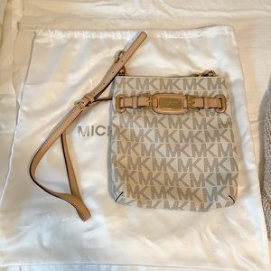 Michael Kors Monogram Crossbody Bag Satchel